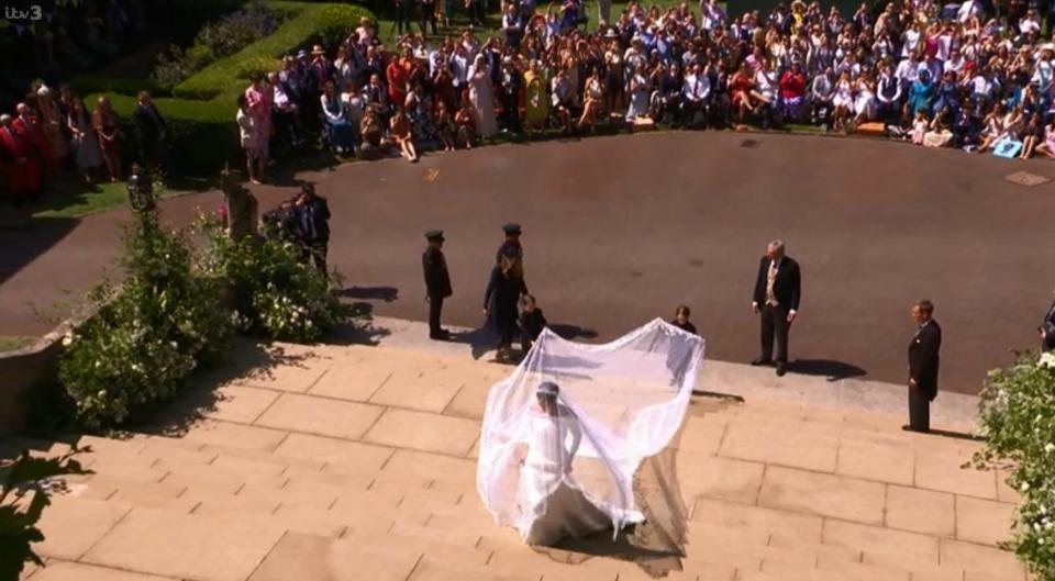  ITV's wedding coverage came second - but was far behind the staggering BBC figures