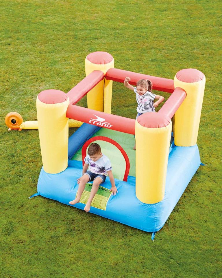  The bouncy castle could be perfect for burning off excess energy over the Bank Holiday weekend