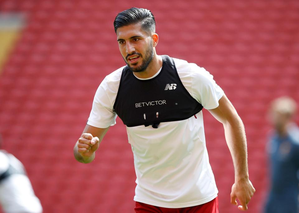  Midfielder Emre Can is expected to leave Anfield for Juventus next month when his contract expires