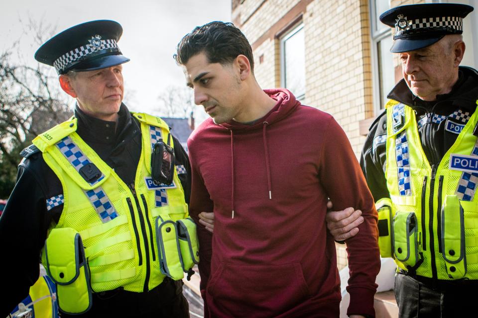  Vile Josh is nicked for his crime but David will have to wait to find out if he'll come clean