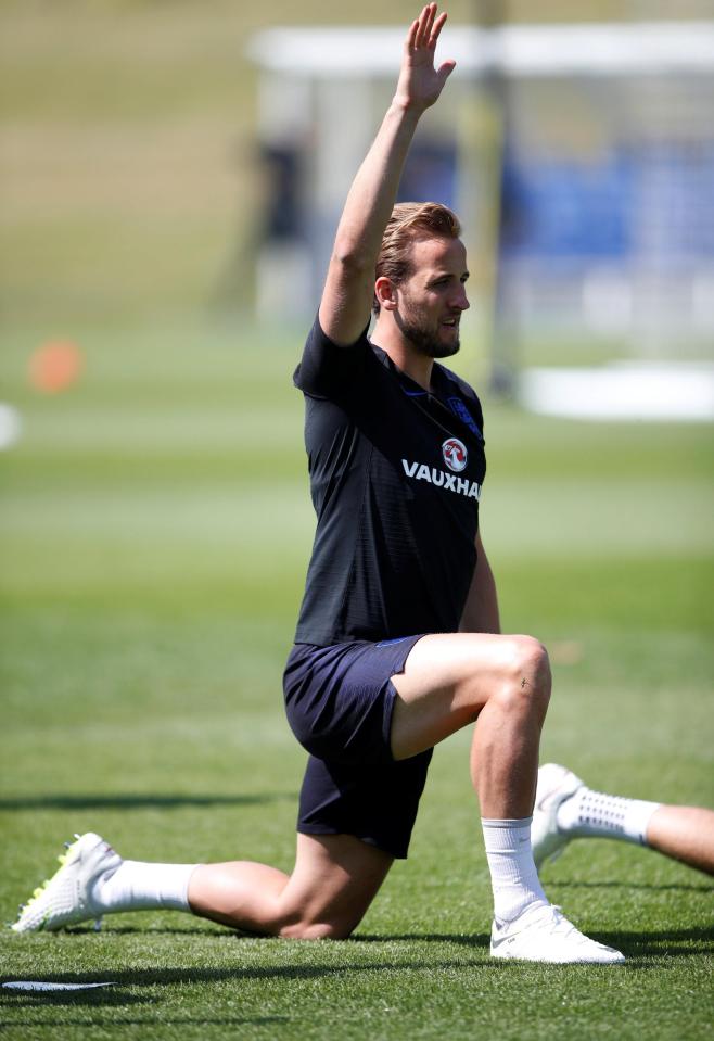  The Spurs ace was wearing a brand new pair of boots - personalised for the World Cup