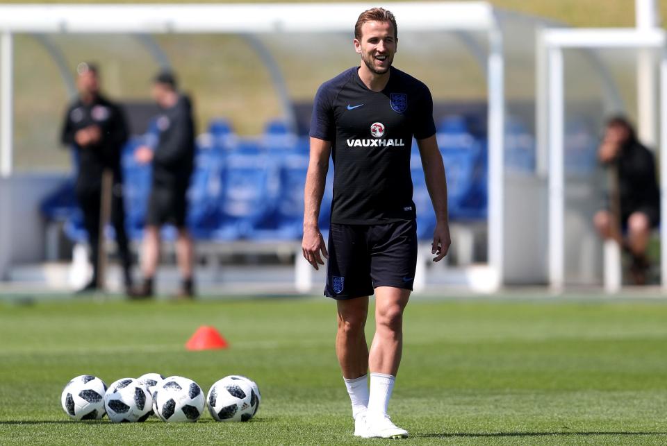  In-form Harry Kane looked relaxed after being handed the England captaincy