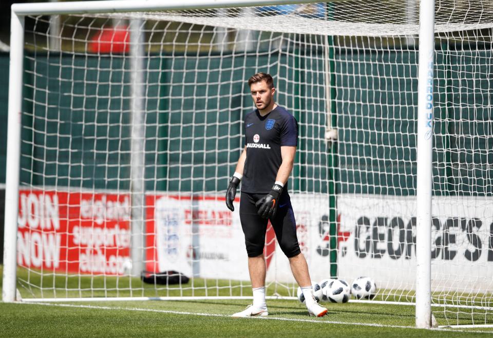  The goalie will be hoping to impress for England at the World Cup this summer