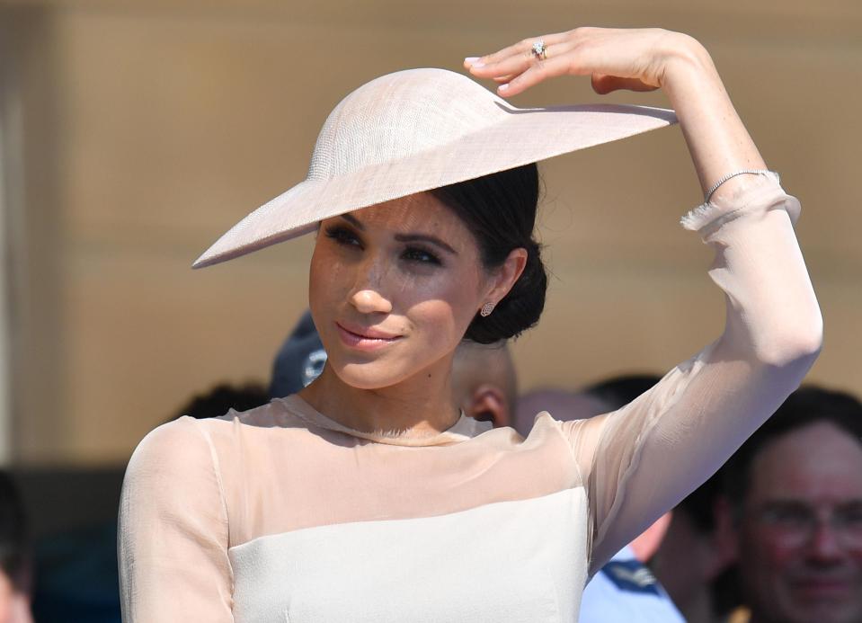  Meghan Markle emerged after her stunning wedding to Prince Harry