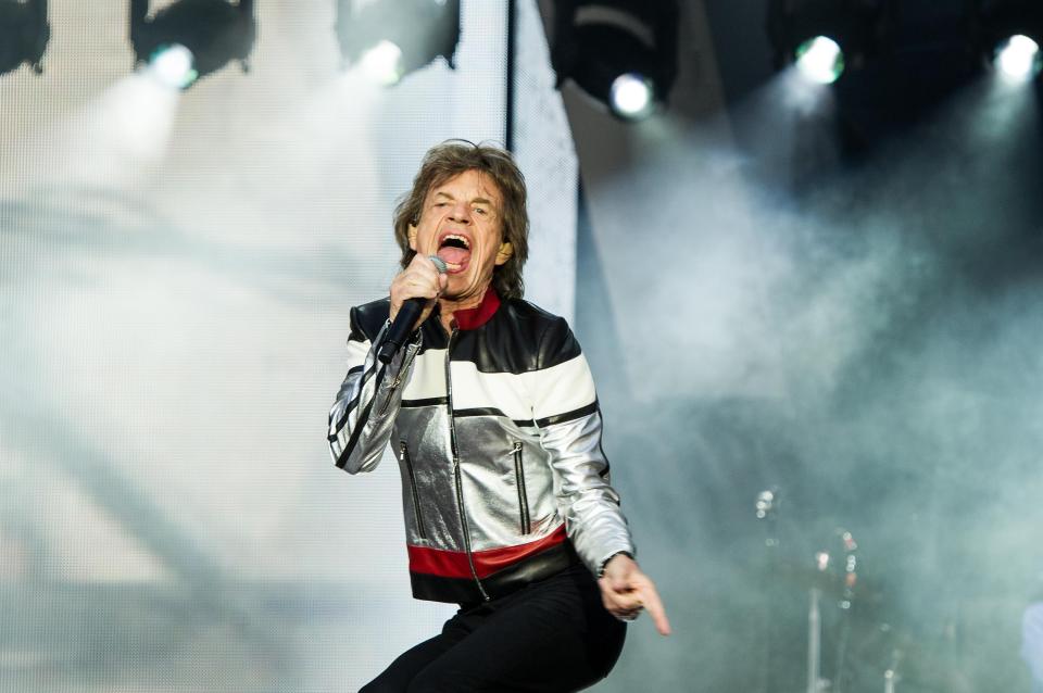  Mick Jagger is 74-years-old with a 28in waistline - much slimmer than finger-wagging Jamie Oliver