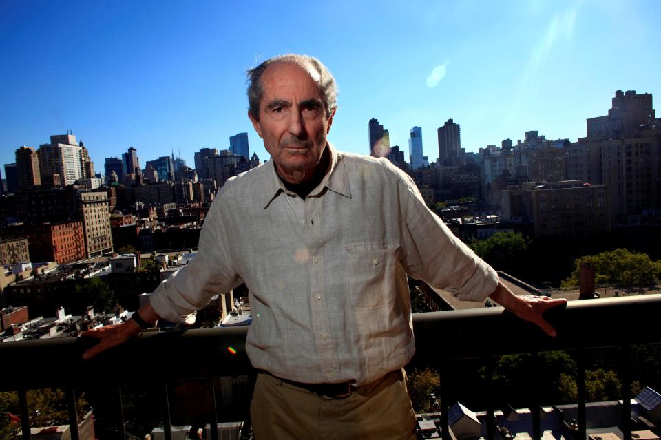  Philip Roth pictured posing in New York City in 2010