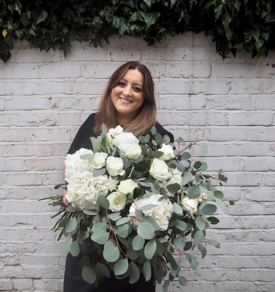  Sian Wild won the National Wedding Florist of the Year 2017