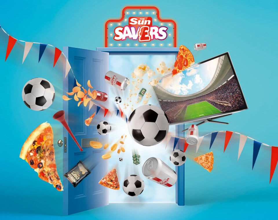 Come on England! … let Sun Savers help you get the World Cup party started in style