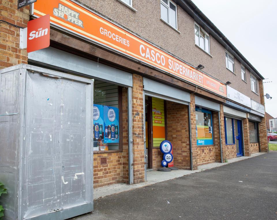  The newsagent where Donna bought the winning ticket