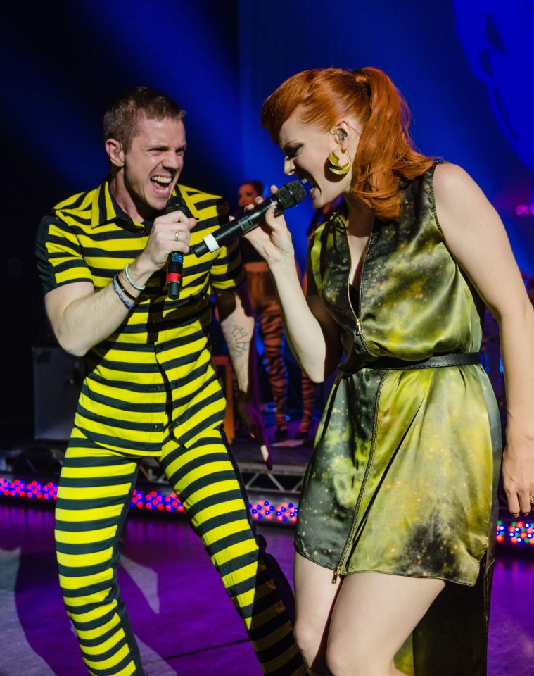  The star is best known as the lead singer of Scissor Sisters