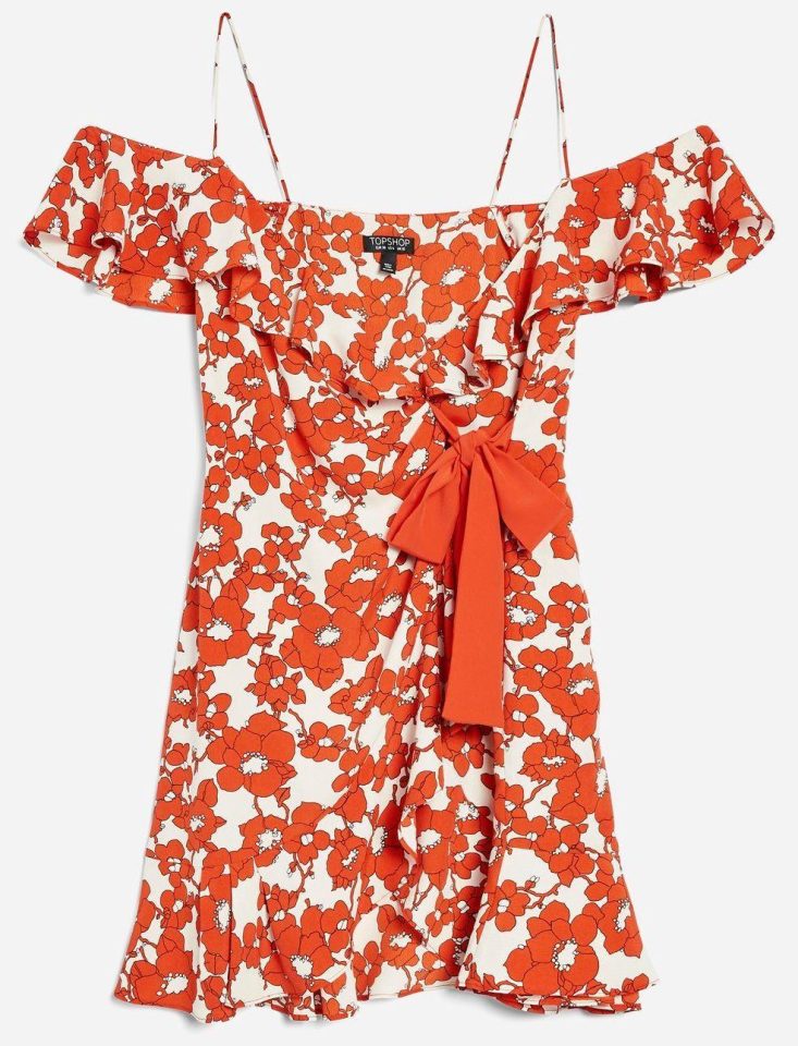  Bag Caroline's Poppy Ruffle Mini Dress while you still can