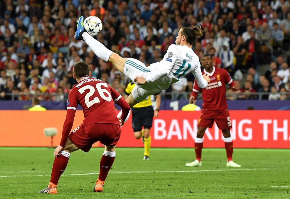  Bale, 28, put Los Blancos 2-1 up with a stunning overhead kick just 122 seconds after coming on