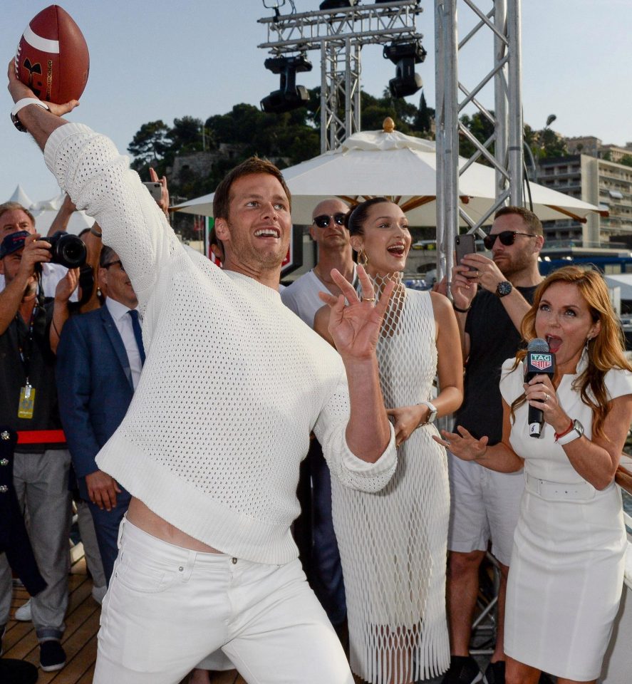  Brady, Bella and Geri Halliwell Horner at the TAG Heuer event