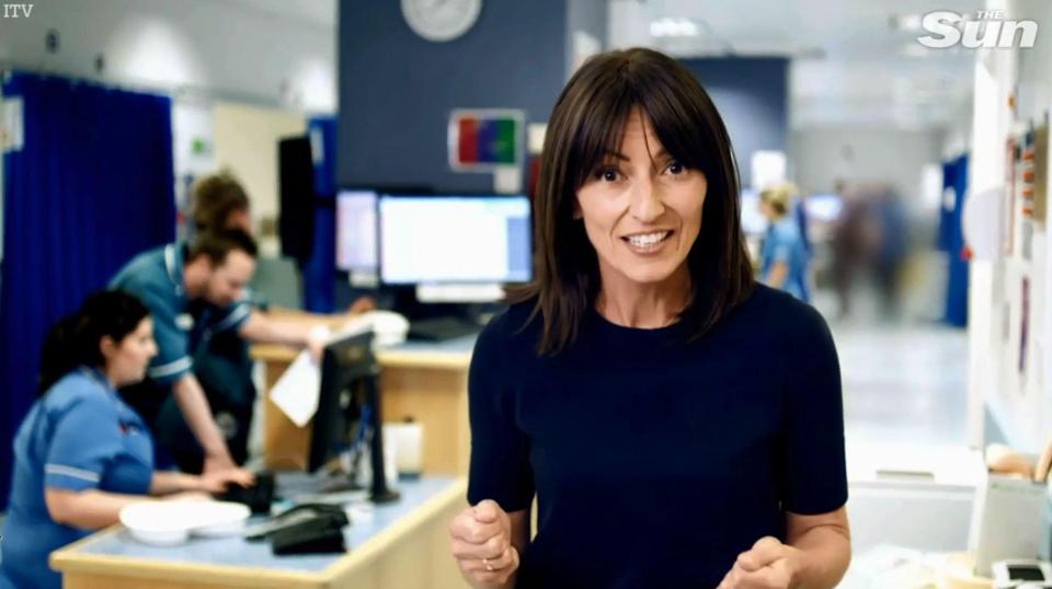  Davina McCall in A&E Live's self-defeating experiment