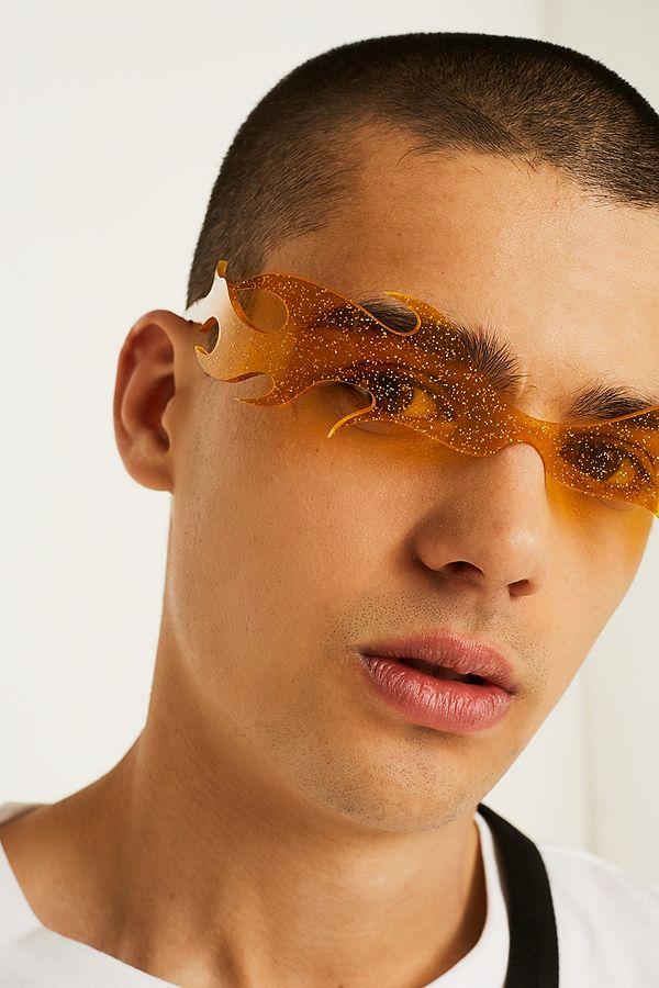  Would your fella be seen dead in these snazzy yellow-tinted specs?