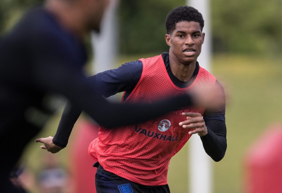  Marcus Rashford finished a loser at Wembley but is headed to Russia with England