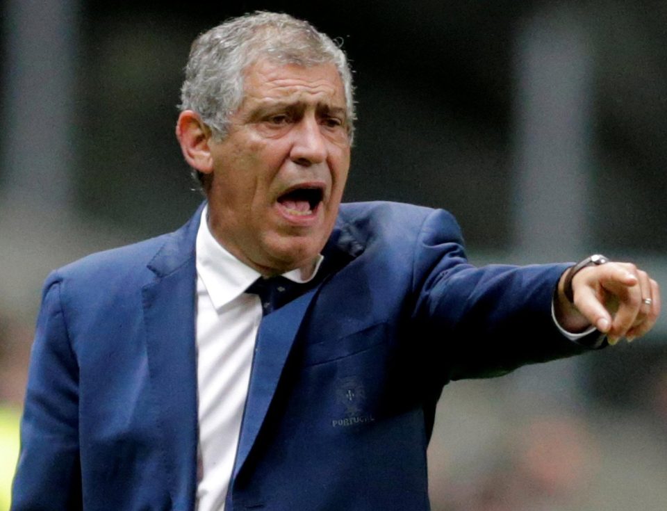  Portuguese coach Fernando Santos accepts his team are not amongst the favourites for the World Cup