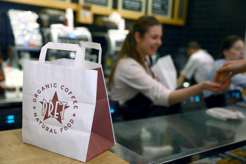  Some 12,000 Pret A Manger staff will be handed a £1,000 windfall