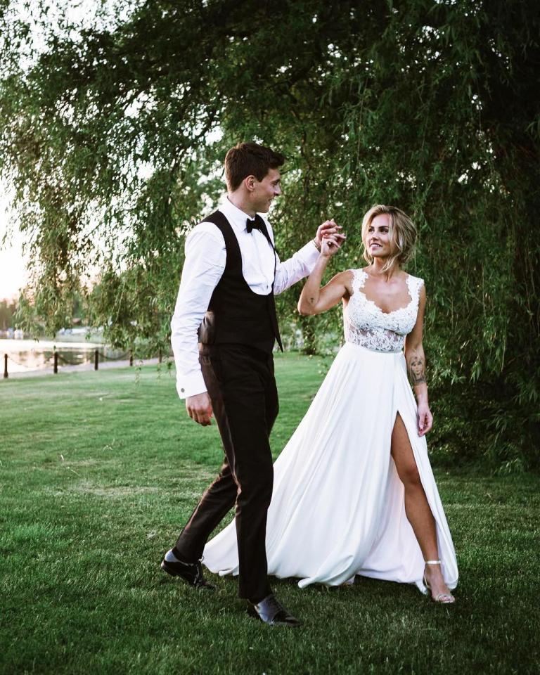  The Swedish couple both took to Instagram to share photos of their day