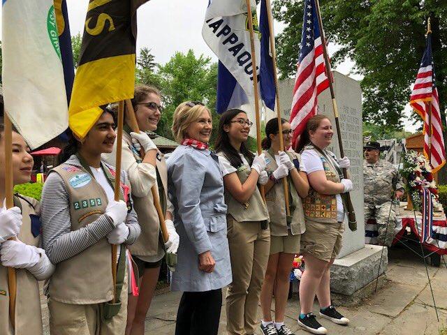  Hillary Clinton, pictured attending a memorial service, has had a decades-long career in public service