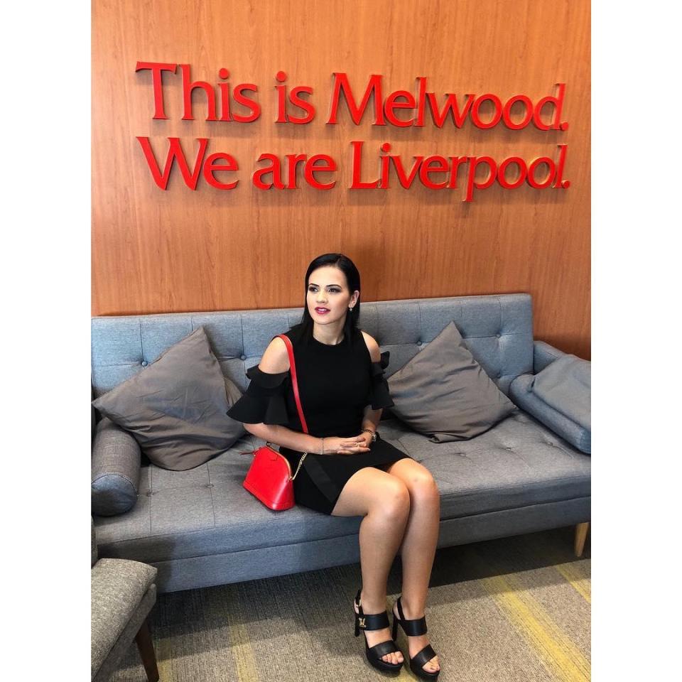  Tavares posted a photo at Liverpool's Melwood training ground yesterday