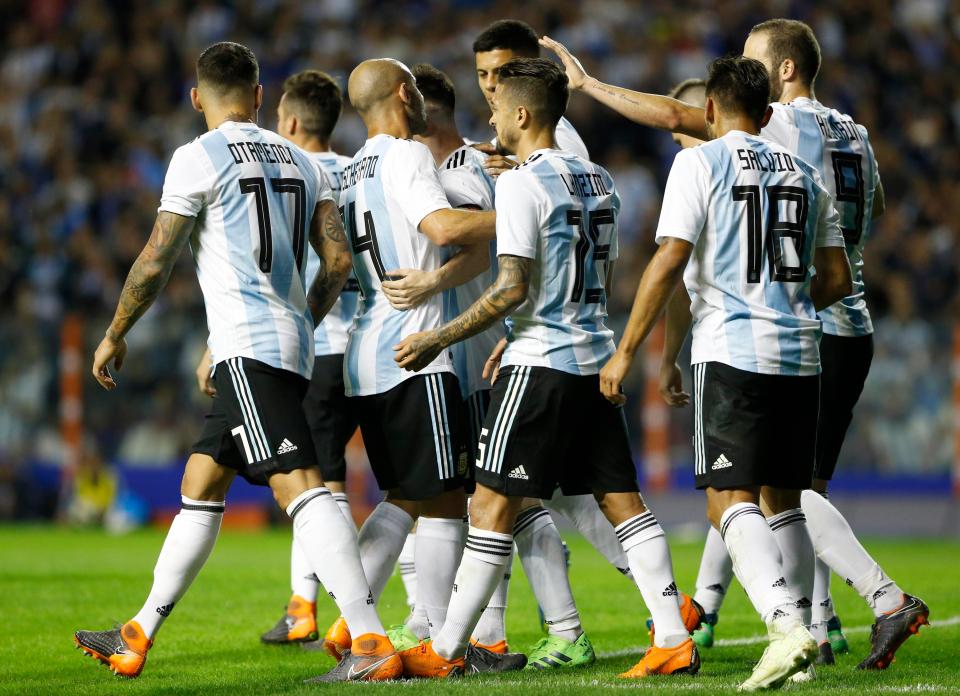  Argentina ran out convincing winners over Haiti