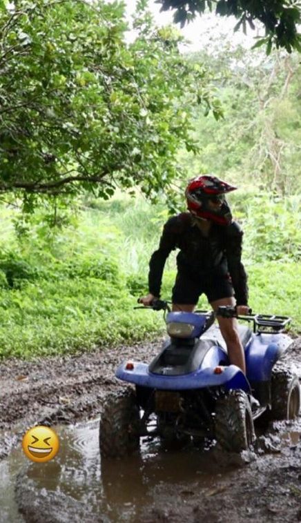  Chris Smalling followed up Thai Boxing by trying out quad biking