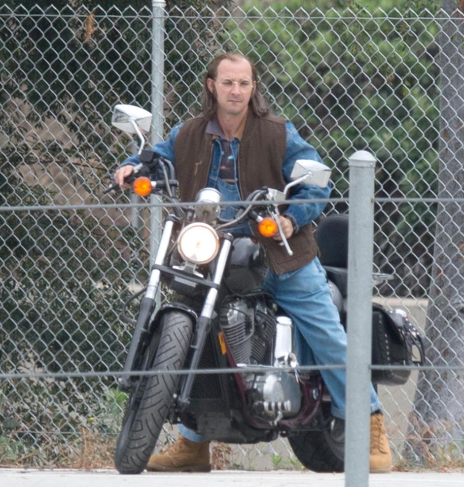  He also rides a motorbike for the role he wrote while completing rehab