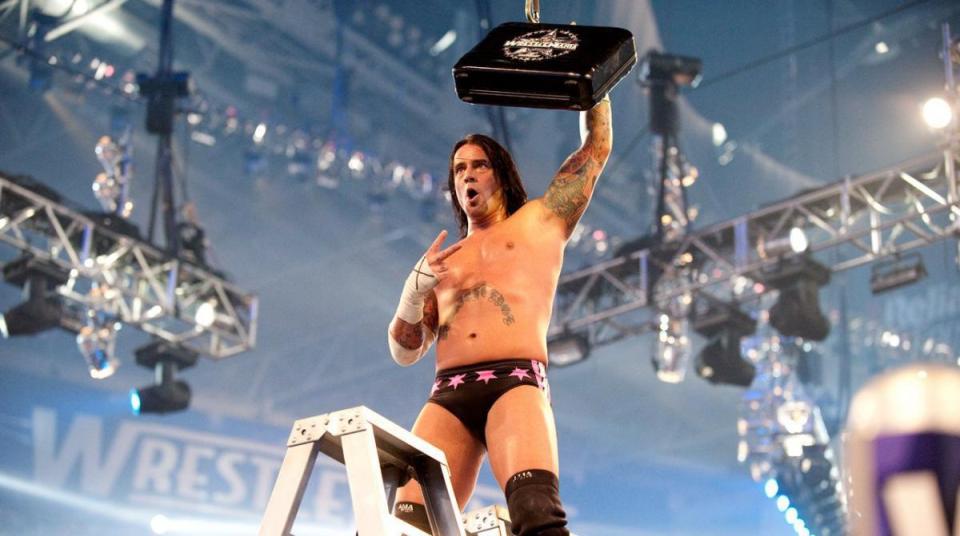  Straight-edge star CM Punk clinched the famous briefcase