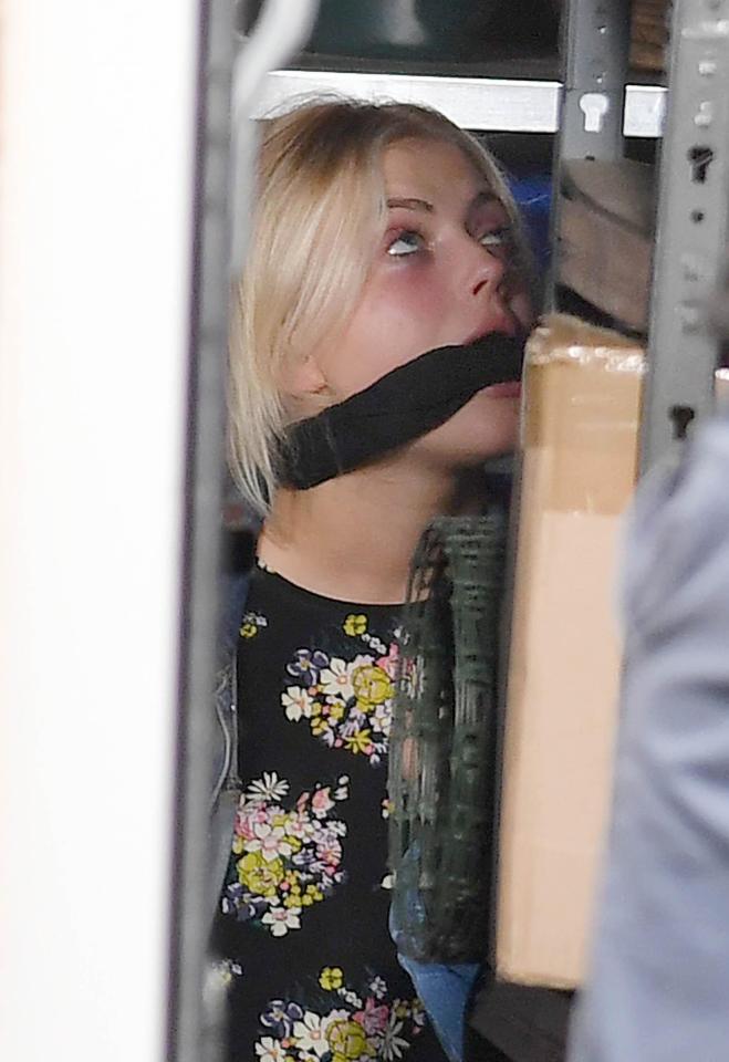  Bethany Platt left bound and gagged by the daughter of her cop rapist