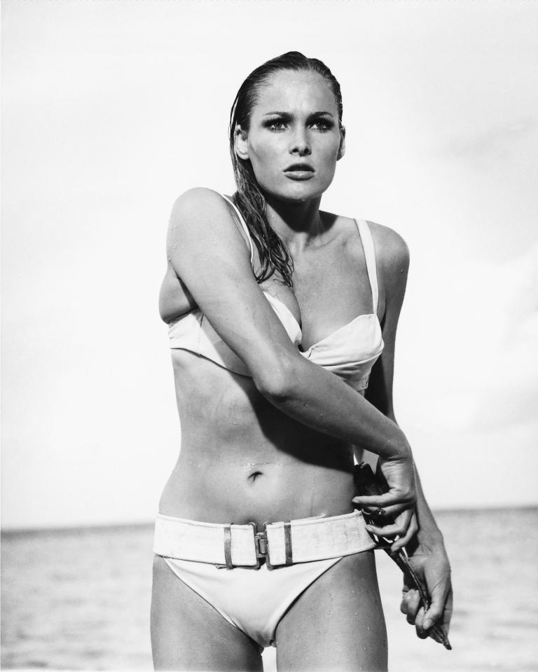  Ursula Andress proves belted swimwear has been in style for some time