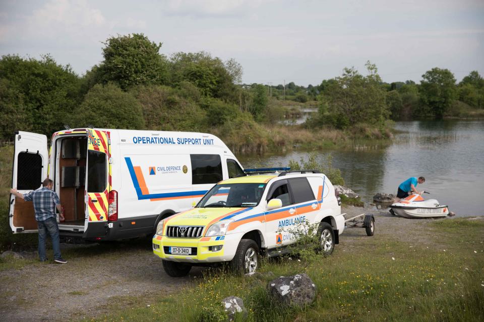  The two teens drowned while swimming in a quarry in Ireland this afternoon