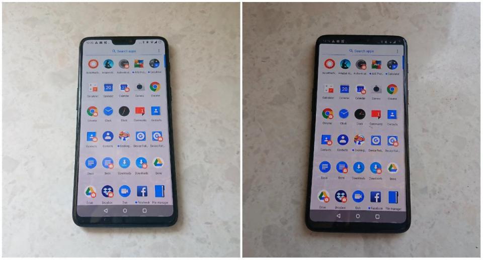 OnePlus 6 notch