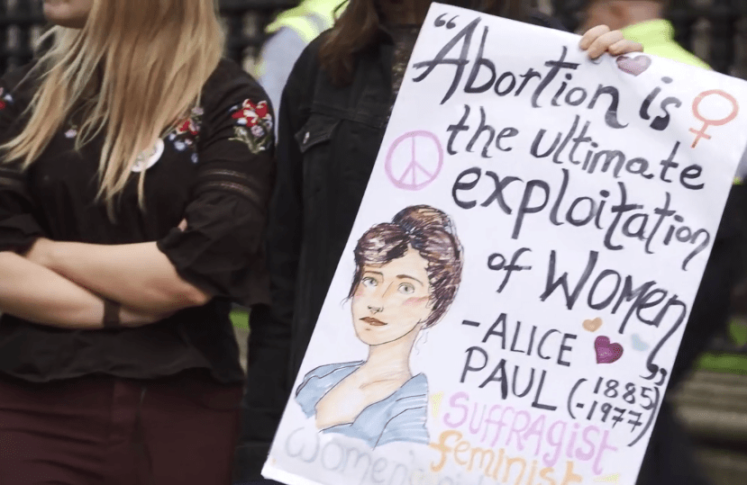 Pro-life groups are campaigning to retain Ireland’s current laws on abortion, which is punishable by law