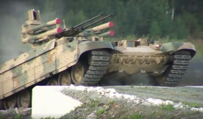  The new Russian tank is designed to withstand nuclear fallout