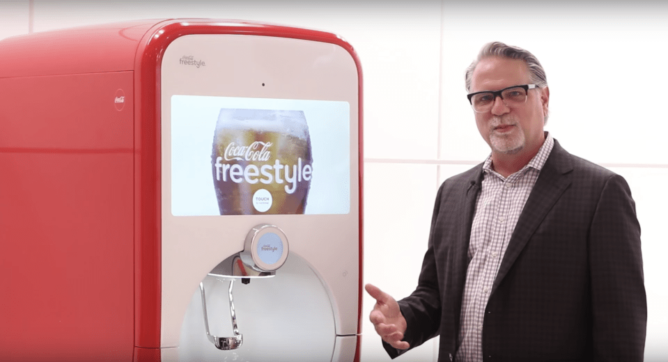  The new Freestyle machine offers more than 200 drinks