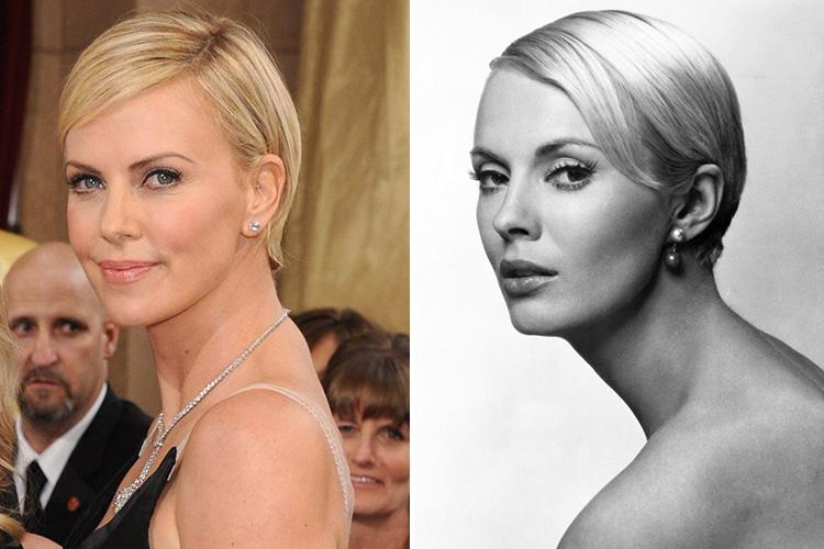  Charlize Theron looks awfully similar to Sixties star Jean Seberg