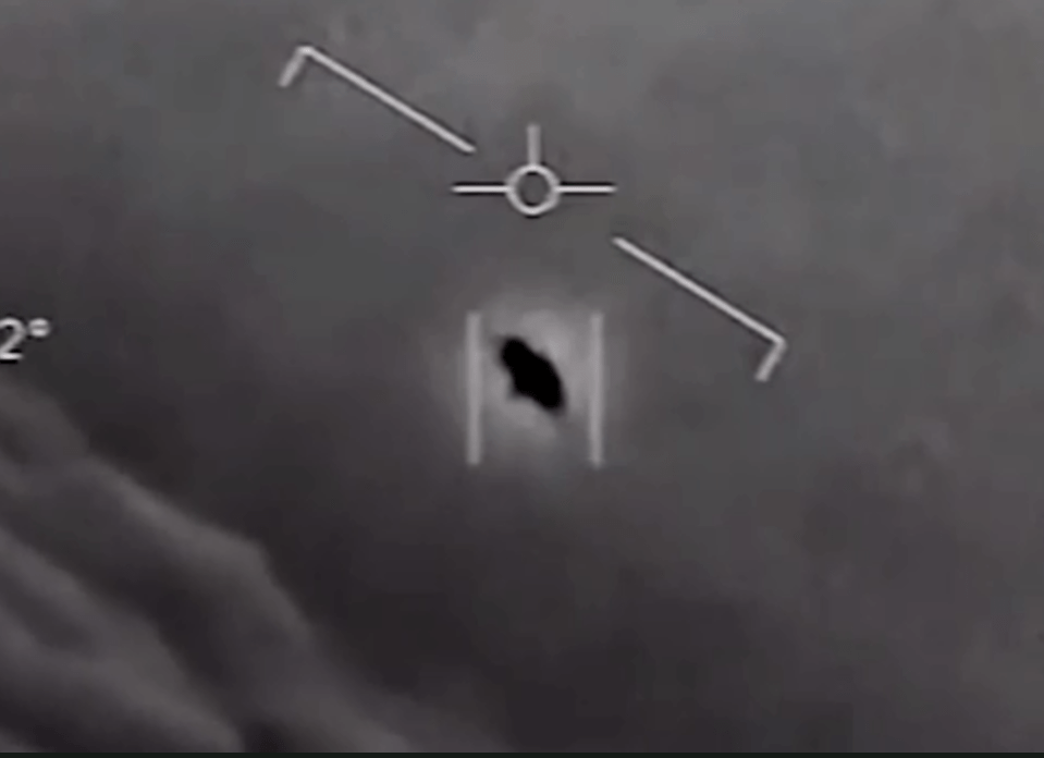  The object was briefly caught on camera