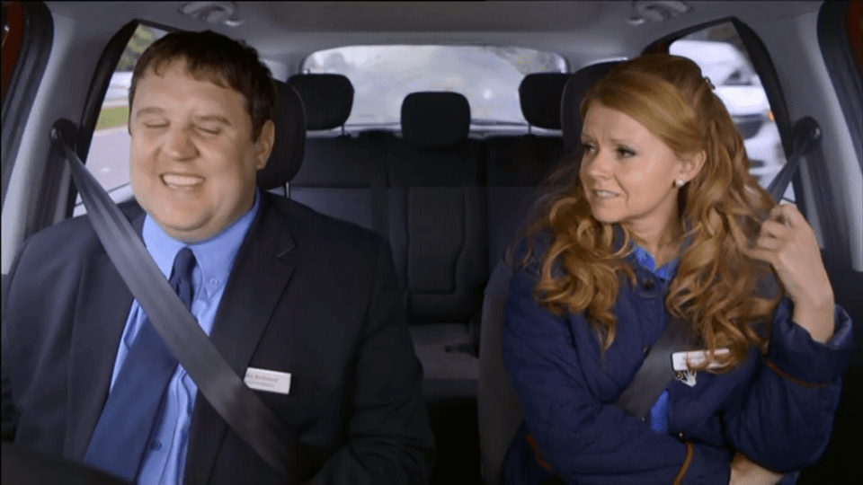  Peter Kay and Sian Gibson took another ride together