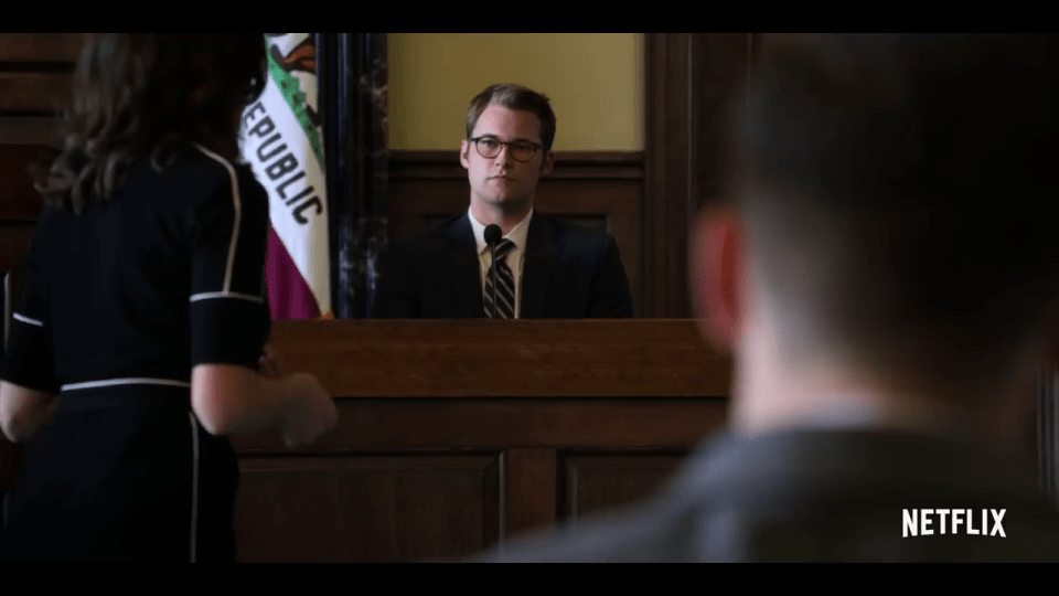  The trailer teases that Bryce will appear in court over Hannah's rape