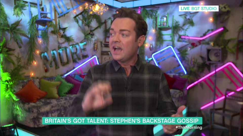  Stephen Mulhern says he doesn't know if Britain's Got Talent bosses will tighten up security during tonight's show after a stage invader interrupted the programme last night