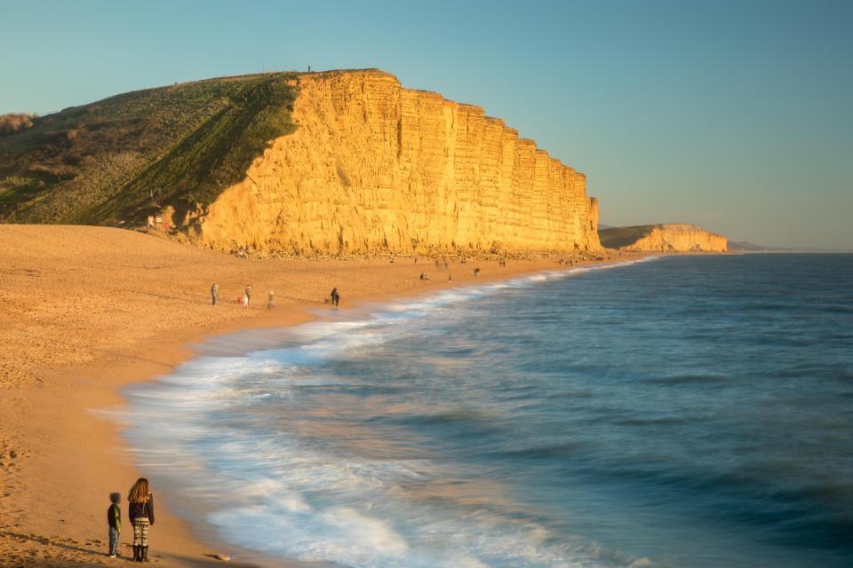 West Bay in Dorset could easily be mistaken for the Algarve