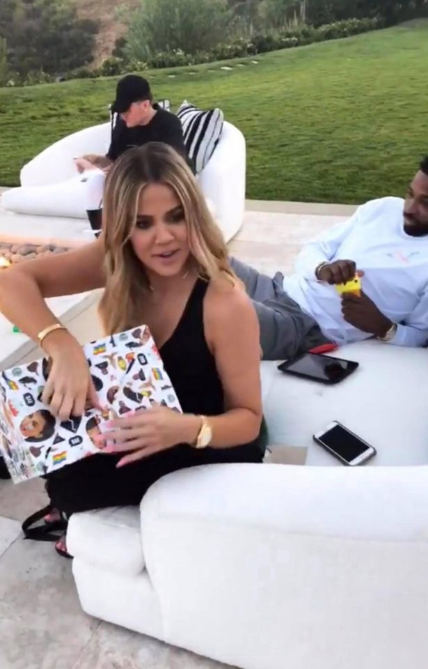  Khloe Kardashian let her hair down as she partied at her 34th birthday with all her family around her