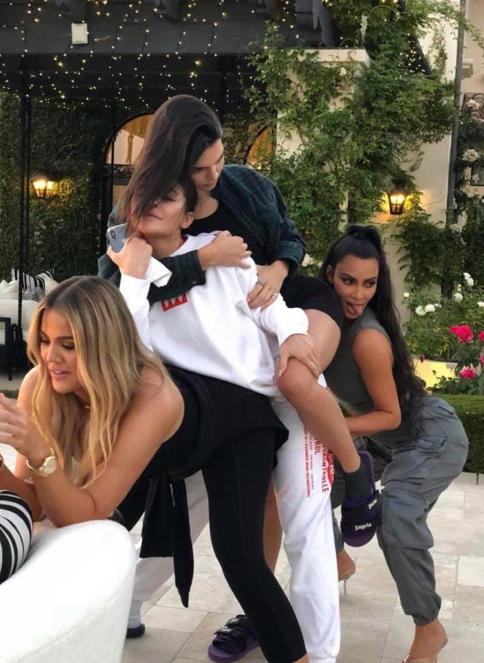  Khloes sisters Kendall, Kylie and Kim made sure her party was a success by welcoming boyfriend Tristan