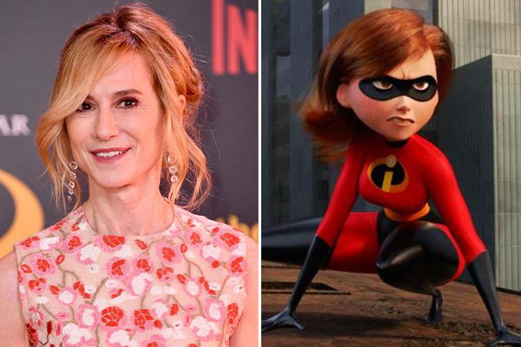  Holly Hunter's Elastigirl is busy fighting crime in the on-going campaign for the return of superheroes