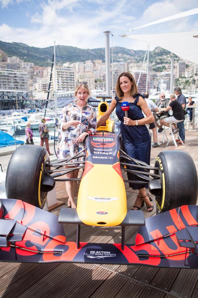  Natalie is optimistic about seeing a woman competing in F1 soon