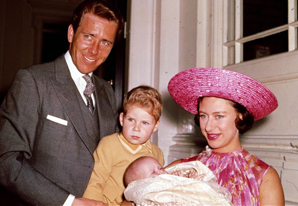  The royal as a boy with his parents, Princess Margaret and Antony Armstrong-Jones