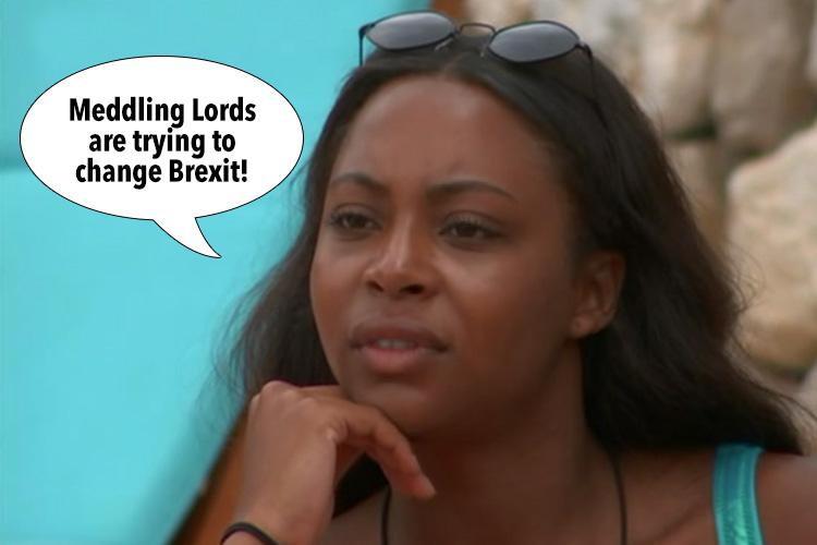  Samira seemed to know the most about Brexit in the Love Island gang