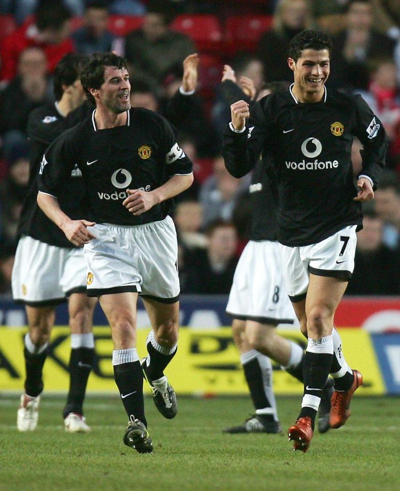  Cristiano Ronaldo and Roy Keane spent two-and-a-half years together at Manchester United