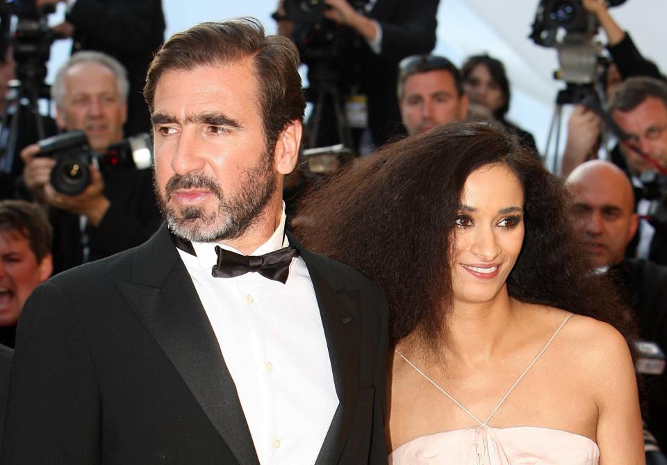  Eric Cantona and his wife Rachida Brakni